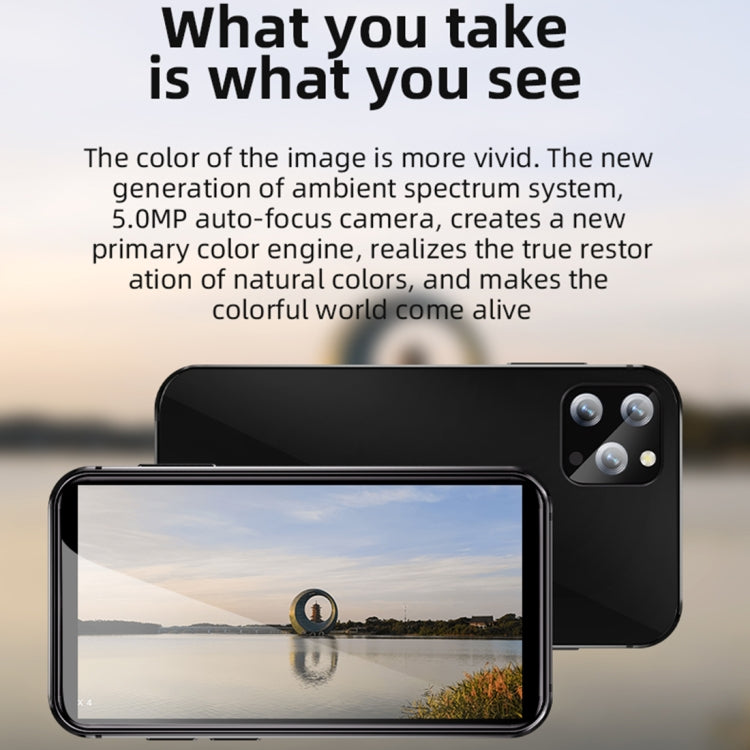 3.0 inch Android 8.1 MTK6580 Quad Core 1.3GHz, Network: 3G, Dual SIM, Global Version with Google Play 3.0 inch Android 8.1 MTK6580 Quad Core 1.3GHz, Network: 3G, Dual SIM, Global Version with Google Play